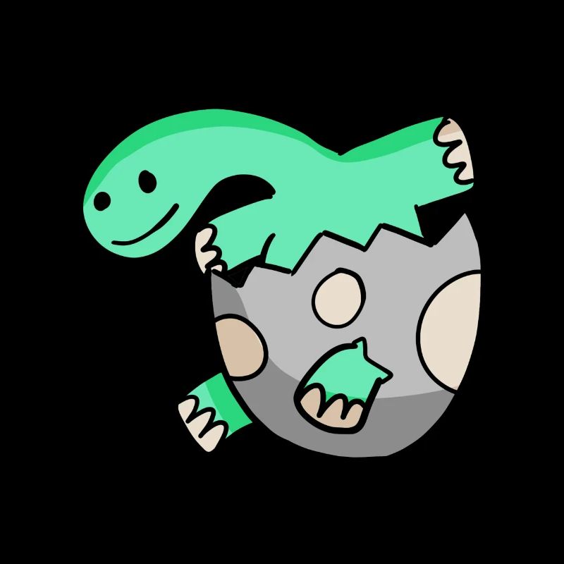Dinosaur Egg Dino Motif