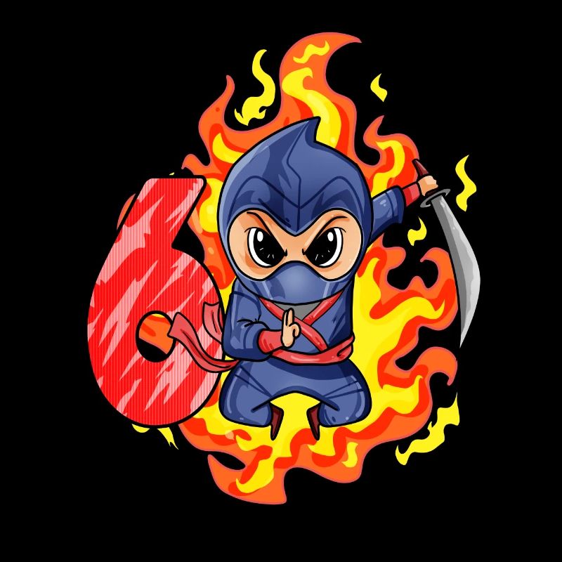 6ème anniversaire Garçon de 6 ans Ninja