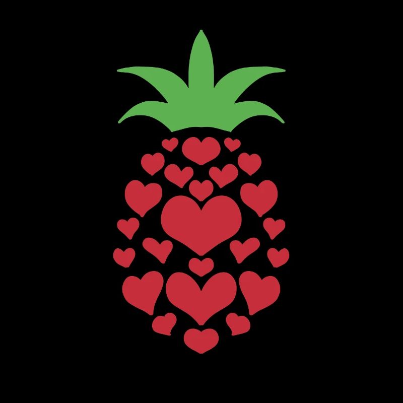 Ananas Herz