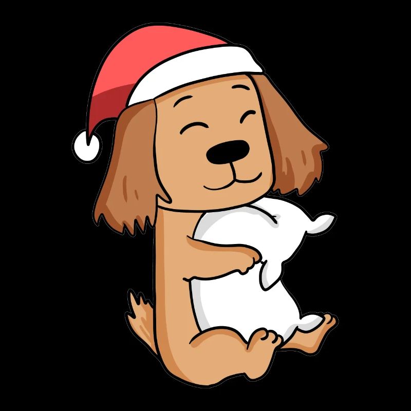 Deutsch Cocker Spaniel Chien Noël Sommeil