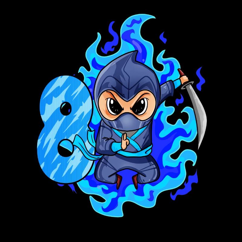 8ème anniversaire garçon 8 ans ninja