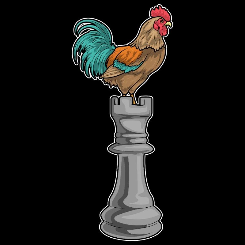 Coq Pièces d’échecs Tour Échecs
