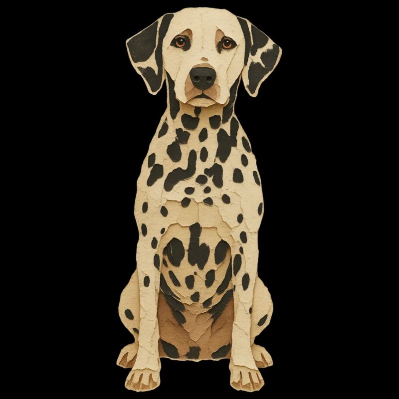 Dalmatian Patch Art Tee