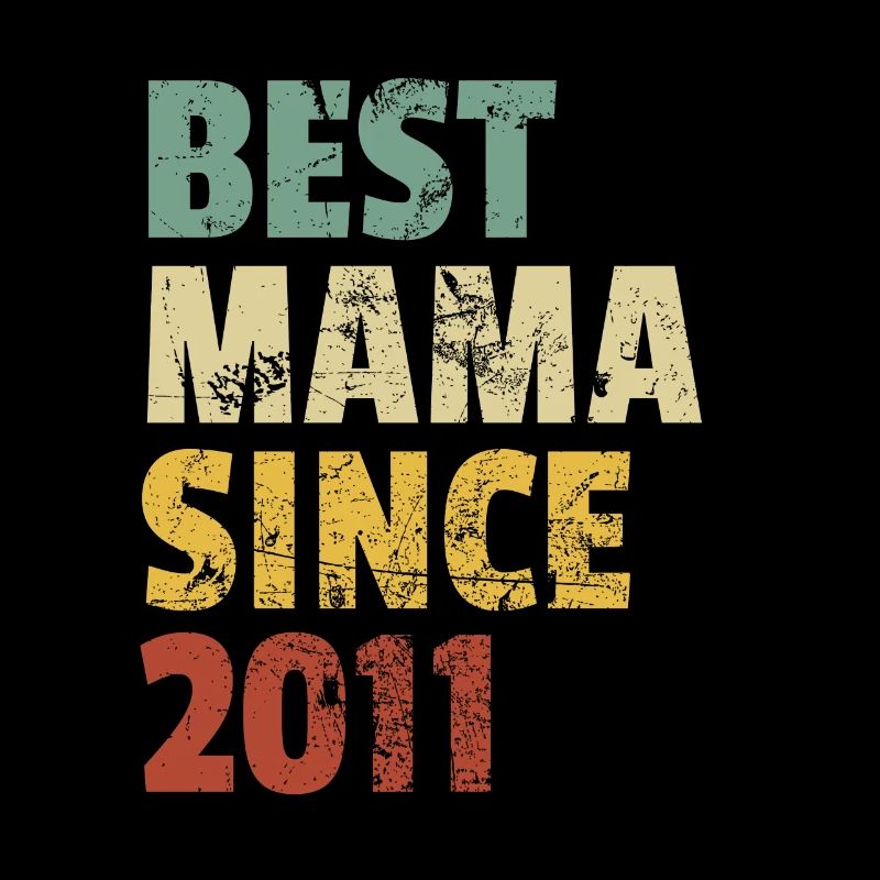 Cooles Retro-Design für Mama von Sohn oder Tochter.