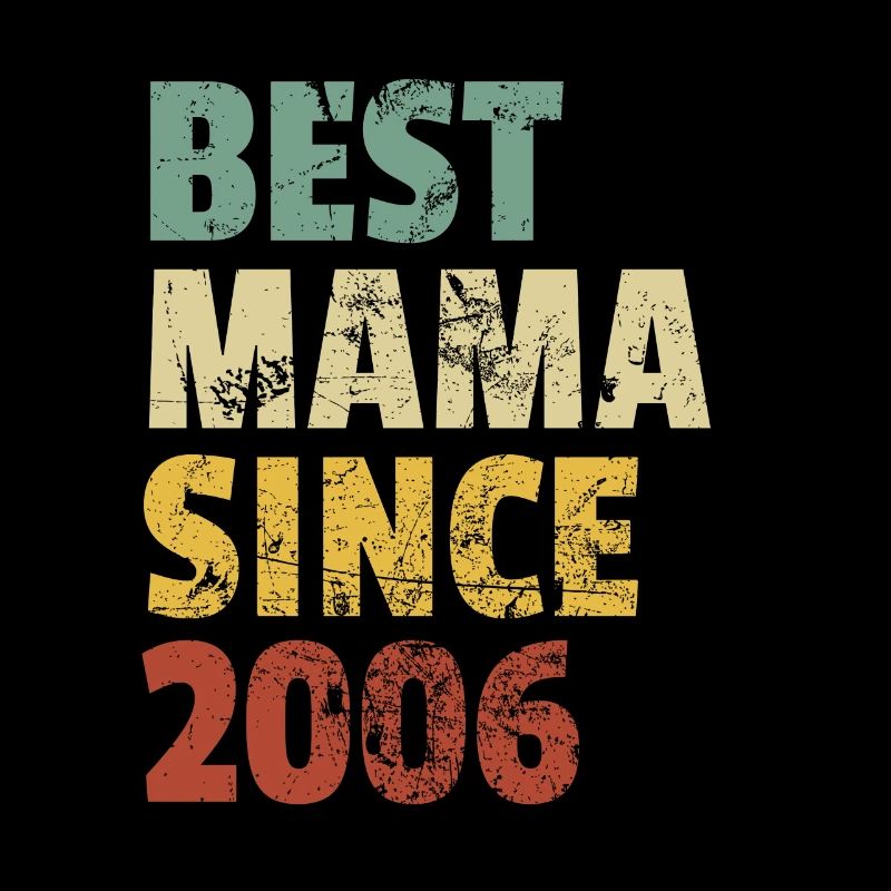 Cooles Retro-Design für Mama von Sohn oder Tochter.