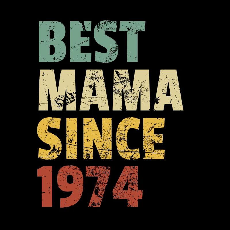 Cooles Retro-Design für Mama von Sohn oder Tochter.