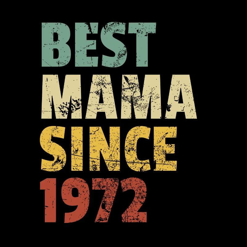 Cooles Retro-Design für Mama von Sohn oder Tochter.