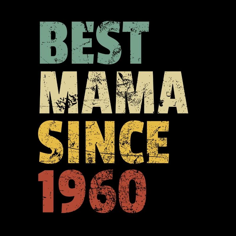 Cooles Retro-Design für Mama von Sohn oder Tochter.
