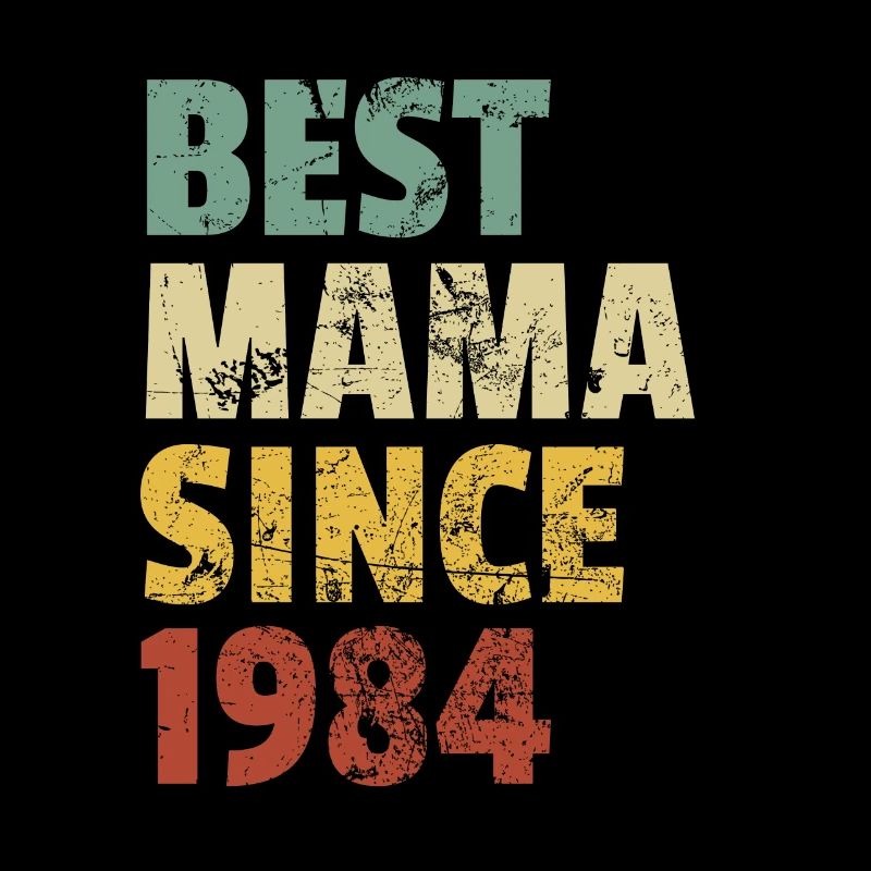 Cooles Retro-Design für Mama von Sohn oder Tochter.