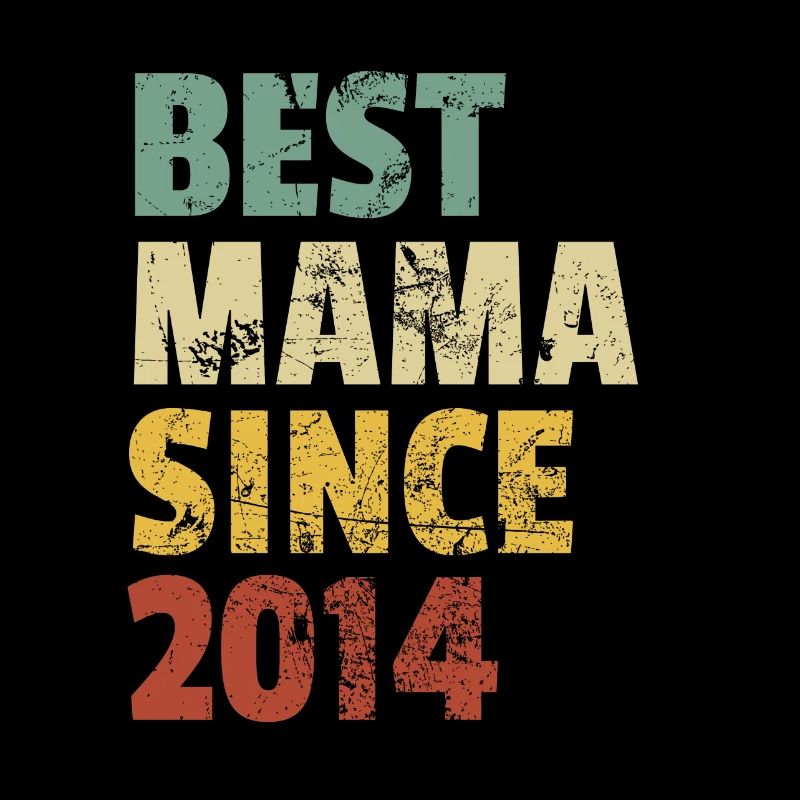 Cooles Retro-Design für Mama von Sohn oder Tochter.