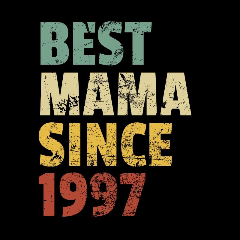 Cooles Retro-Design für Mama von Sohn oder Tochter.