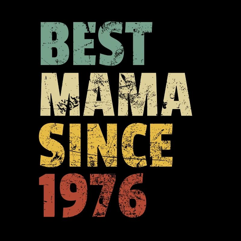 Cooles Retro-Design für Mama von Sohn oder Tochter.