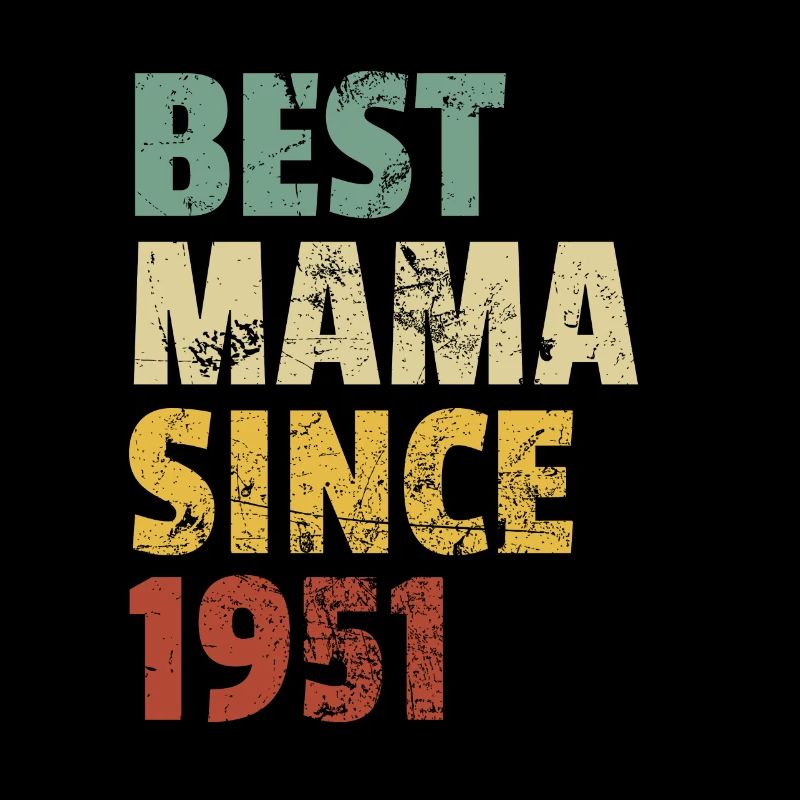 Cooles Retro-Design für Mama von Sohn oder Tochter.