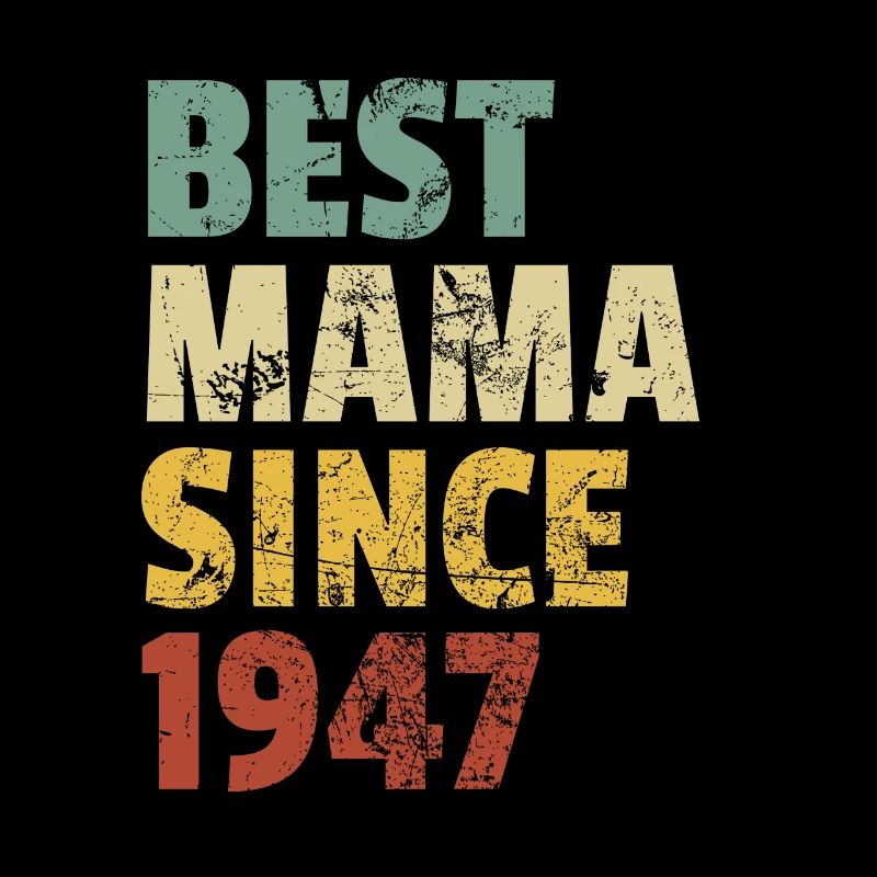 Cooles Retro-Design für Mama von Sohn oder Tochter.