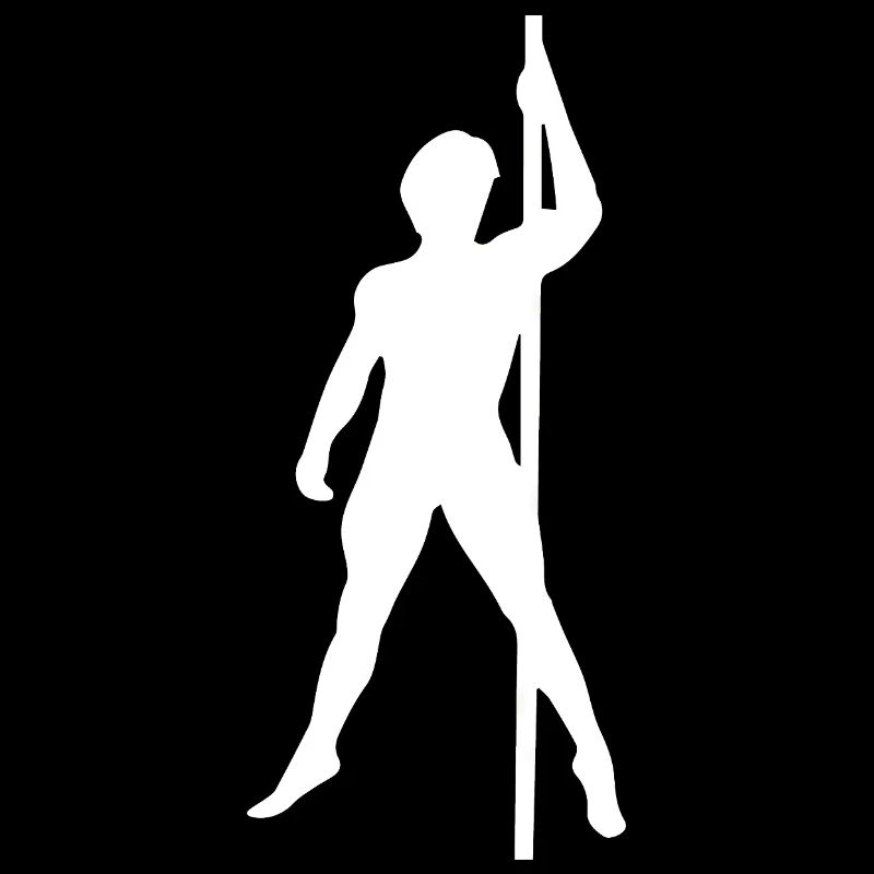 Men Silhouette Pole Dance Exotic Dance