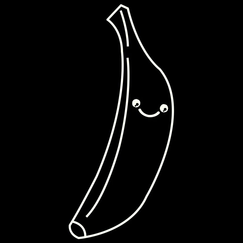 Réplique minimale sur le sourire de la banane
