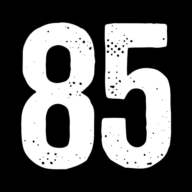 85 Numéros Blanc
