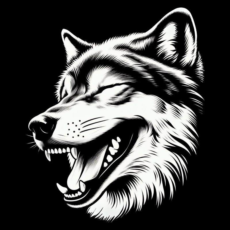 Laughing 🐺 wolf