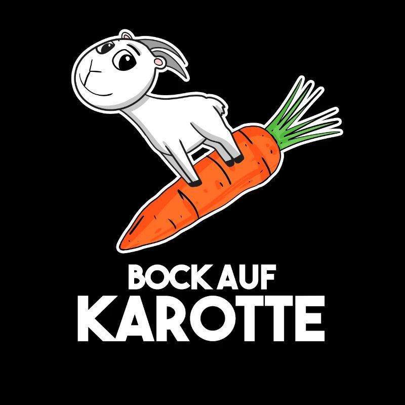 Karotte Ziege Ziegenbock