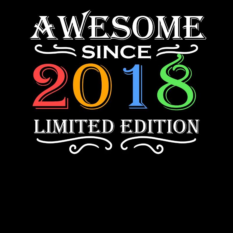 2018 - Né 2018 - Année de naissance 2018