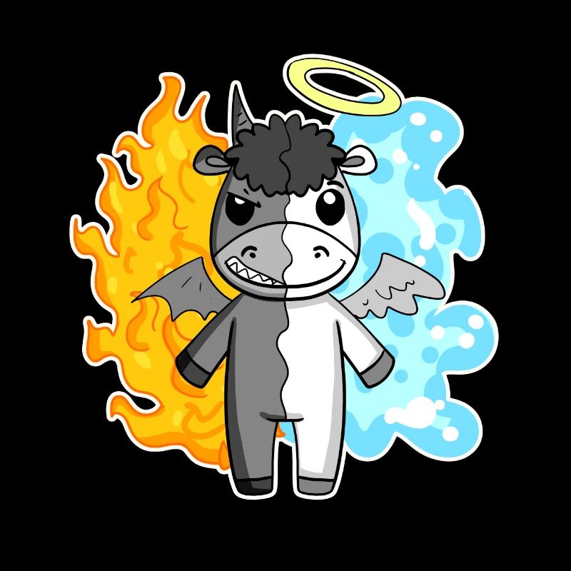 Cow - Angel and Devil