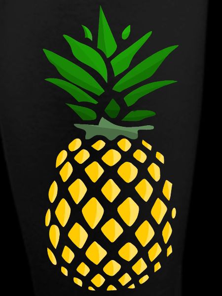 Pineapple tropical print