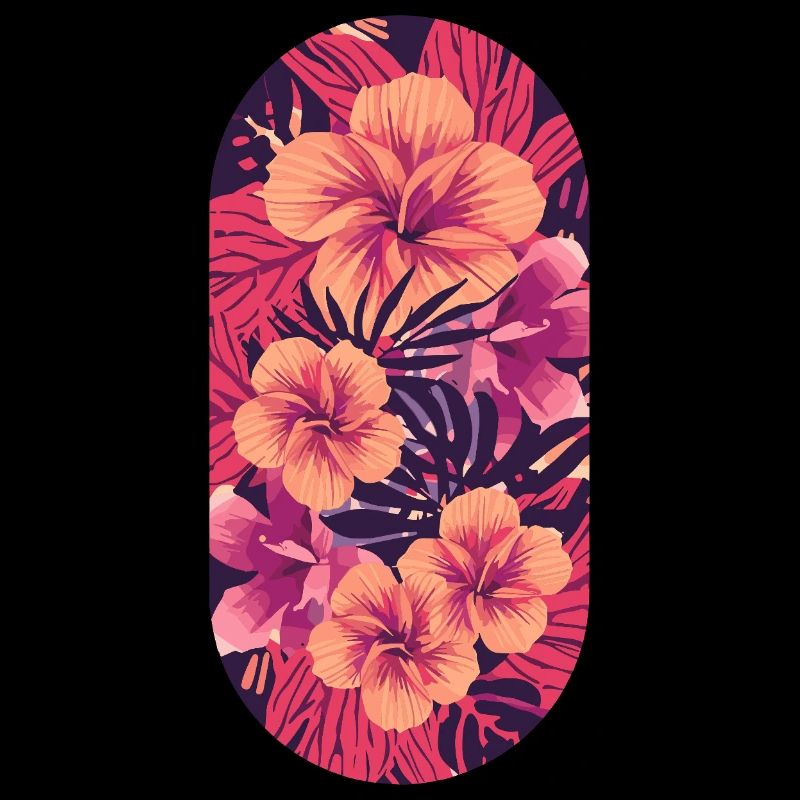 Tropical Hibiscus Color Explosion