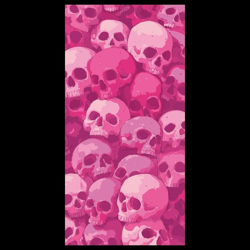 Pink Skull Muster