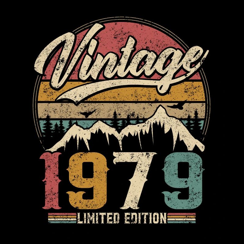 Vintage 1979 Limited Edition Geburtstagsgeschenk
