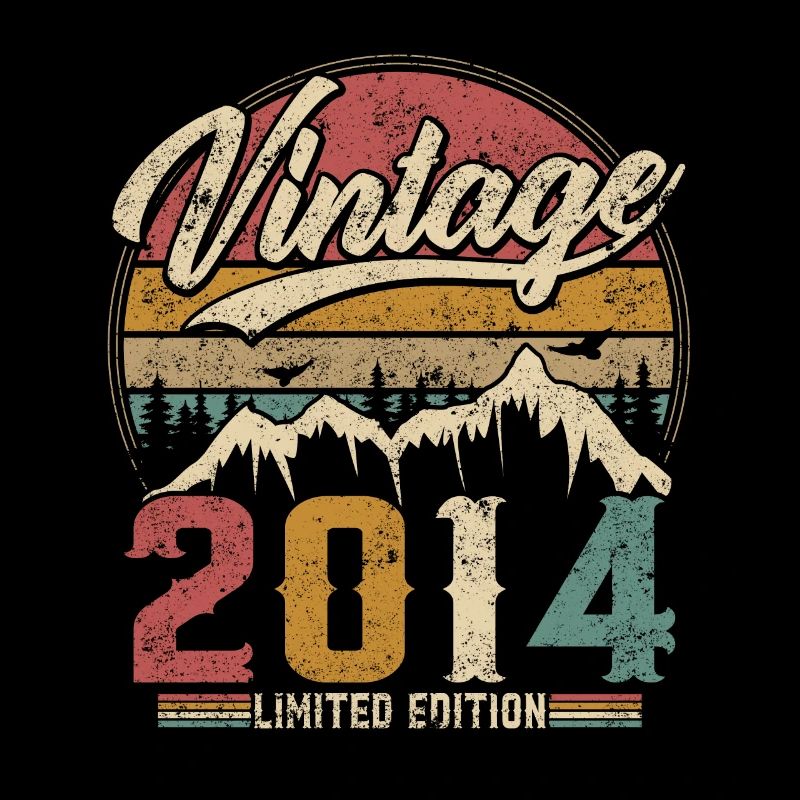 Vintage 2014 Limited Edition Geburtstagsgeschenk