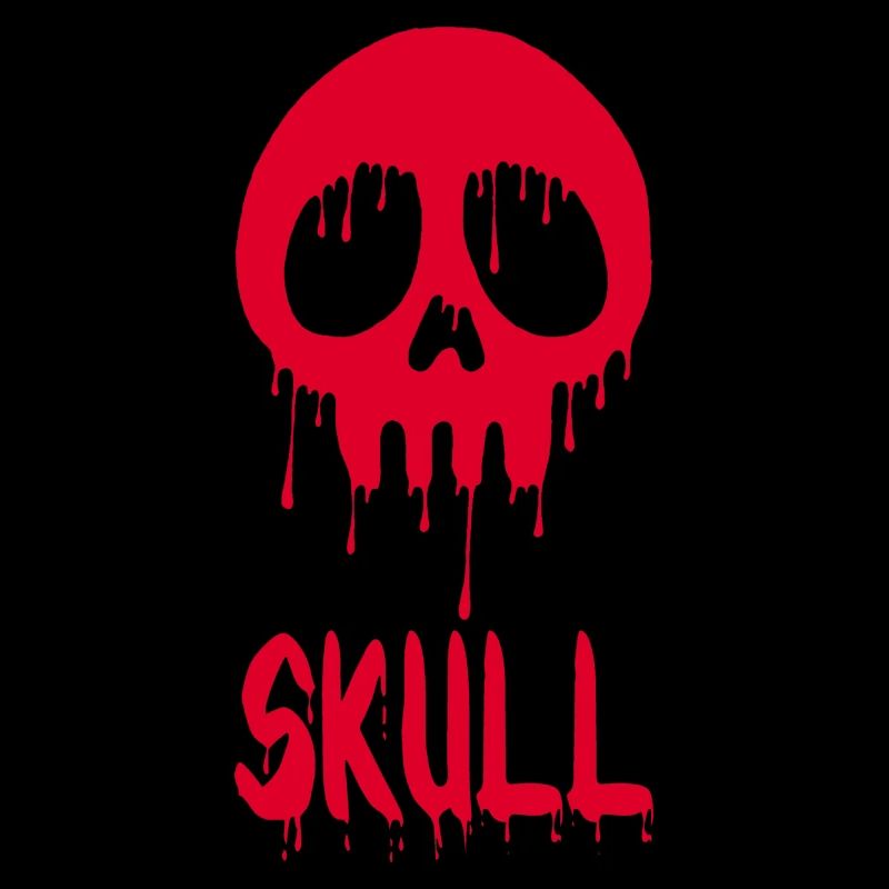Red Graffiti Skull Manga