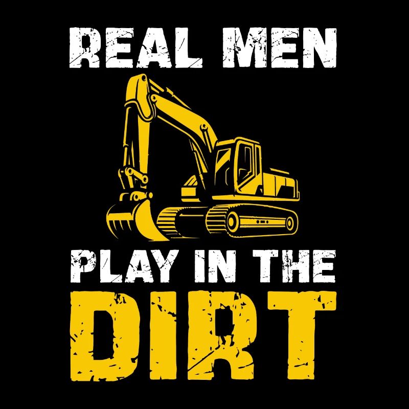 Real men playing in the dirt