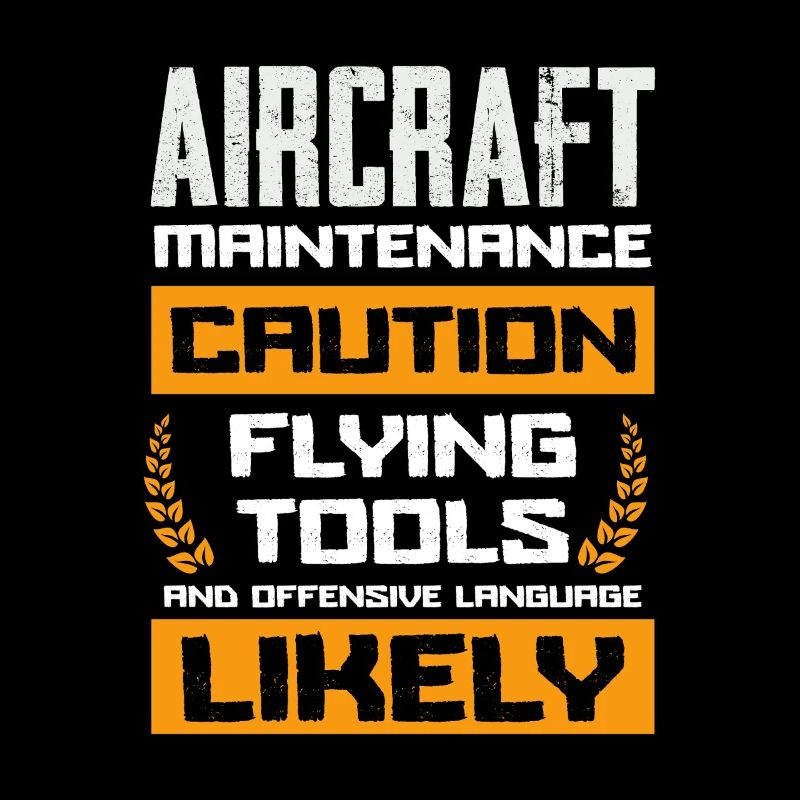 Aircraft Maintenance Caution Flying Tools Likely