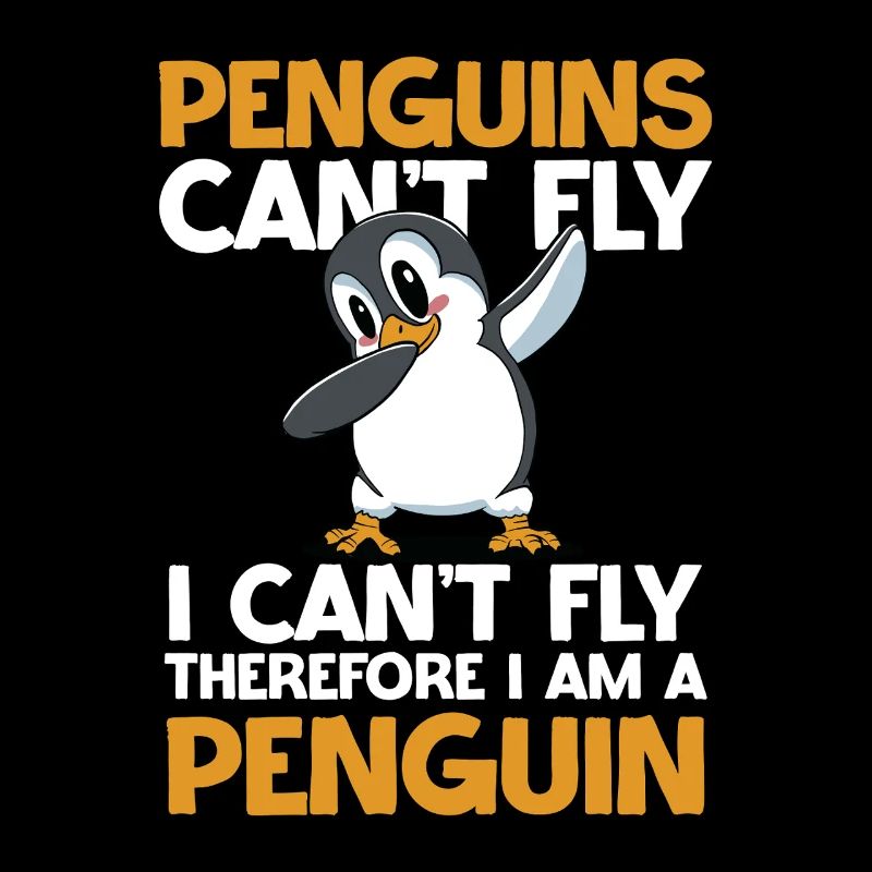 Pinguine Können Nicht Fliegen Ich Bin Ein Pinguin