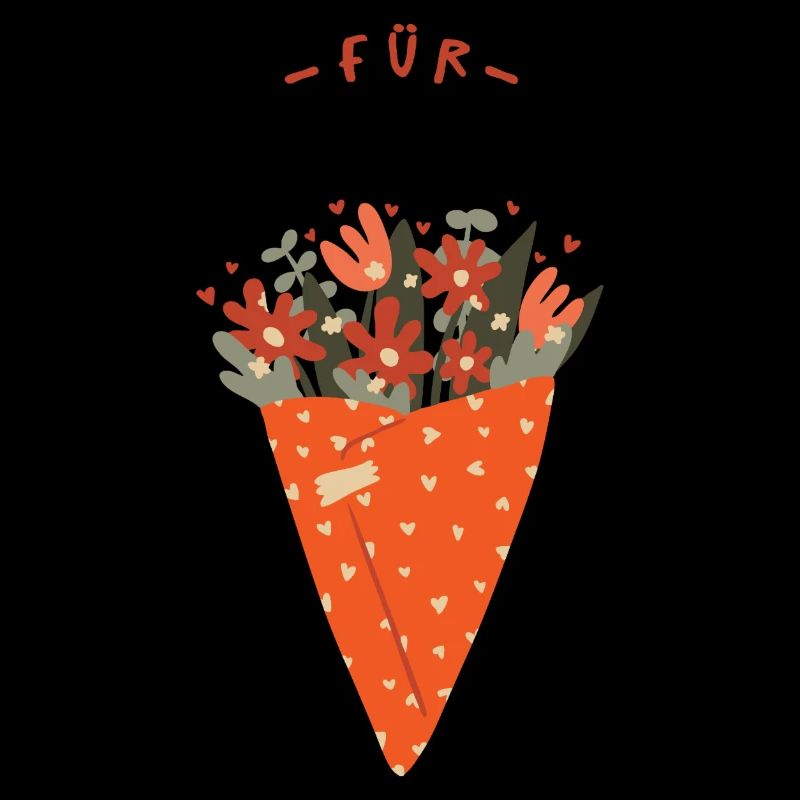 Bouquet de fleurs – Salutations chaleureuses