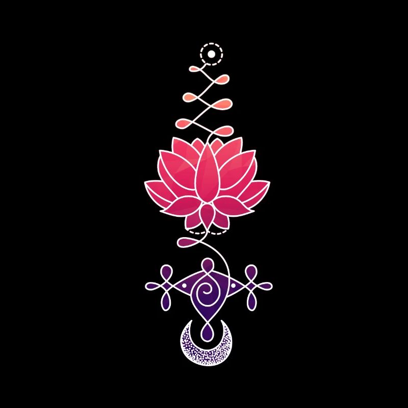 Ätherisches Lotusblütensymbol