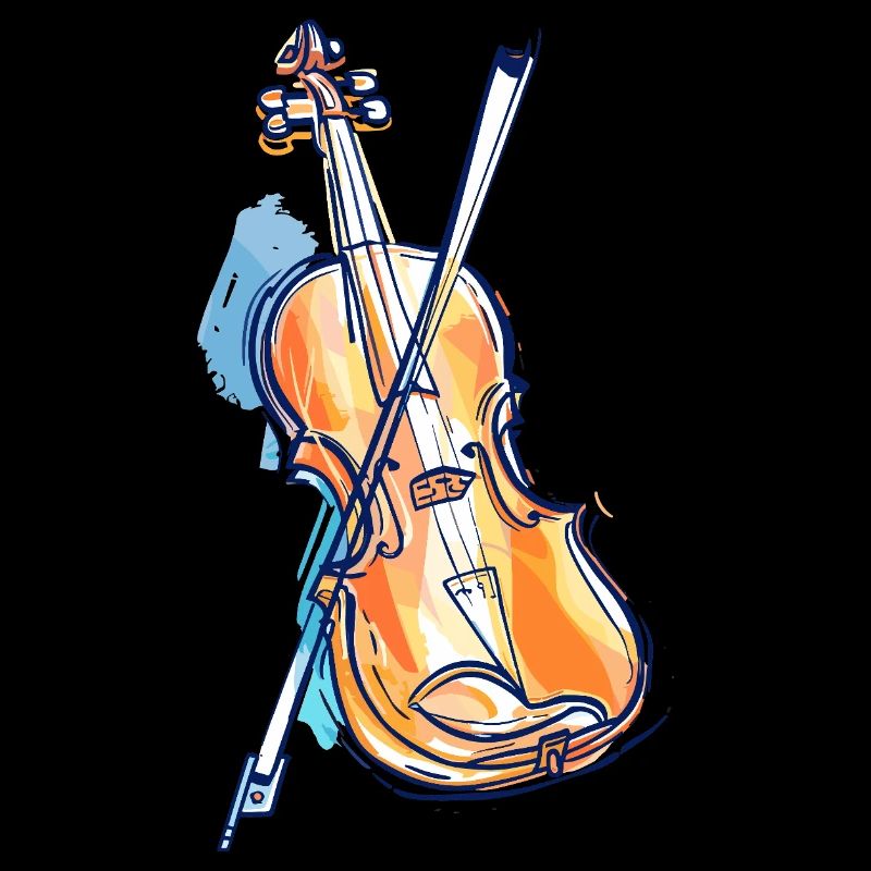 Violin Drawing