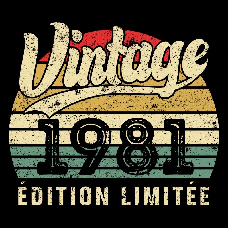 Vintage Geburtstagsgeschenk 1981 Limited Edition