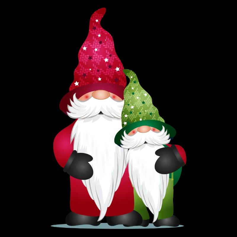 petits amis de lutins mignons pour Noël