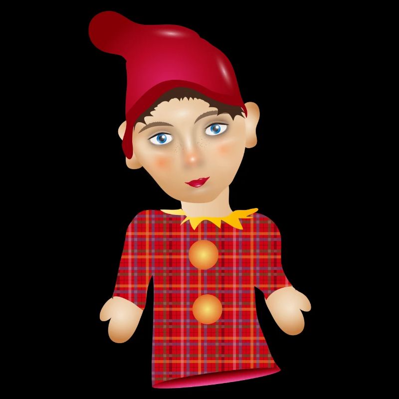 Der Kasper oder auch Kasperle als Puppen Figur