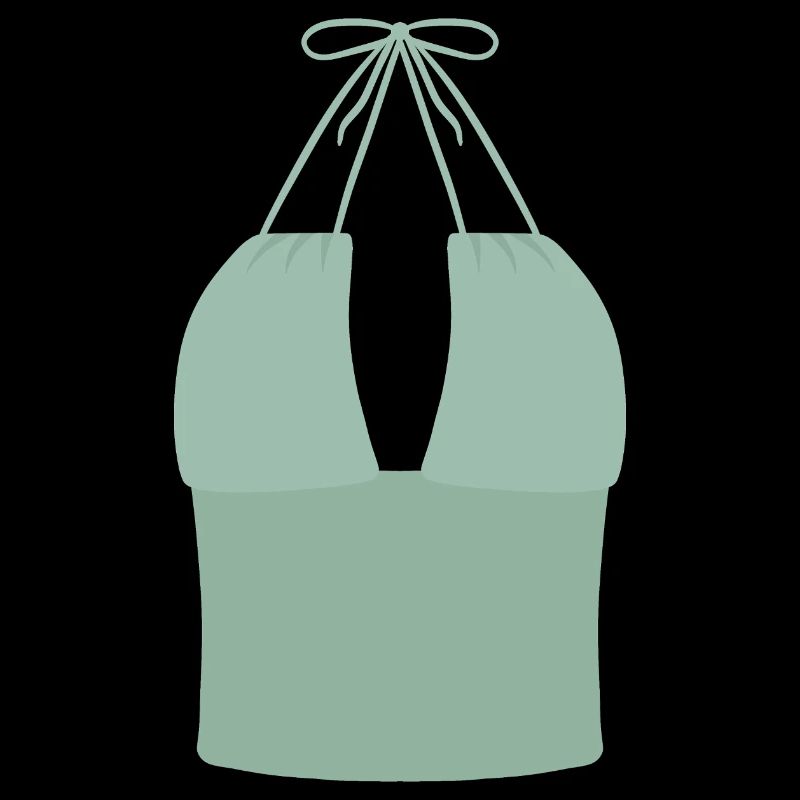 Haut bikini Mint Halter