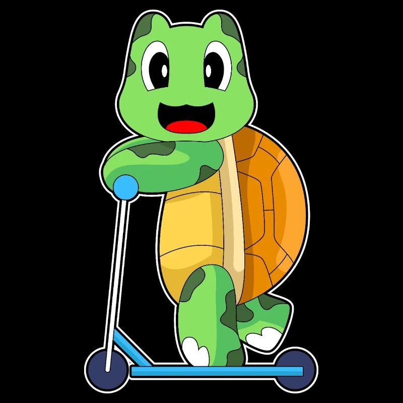 Schildkröte Tretroller