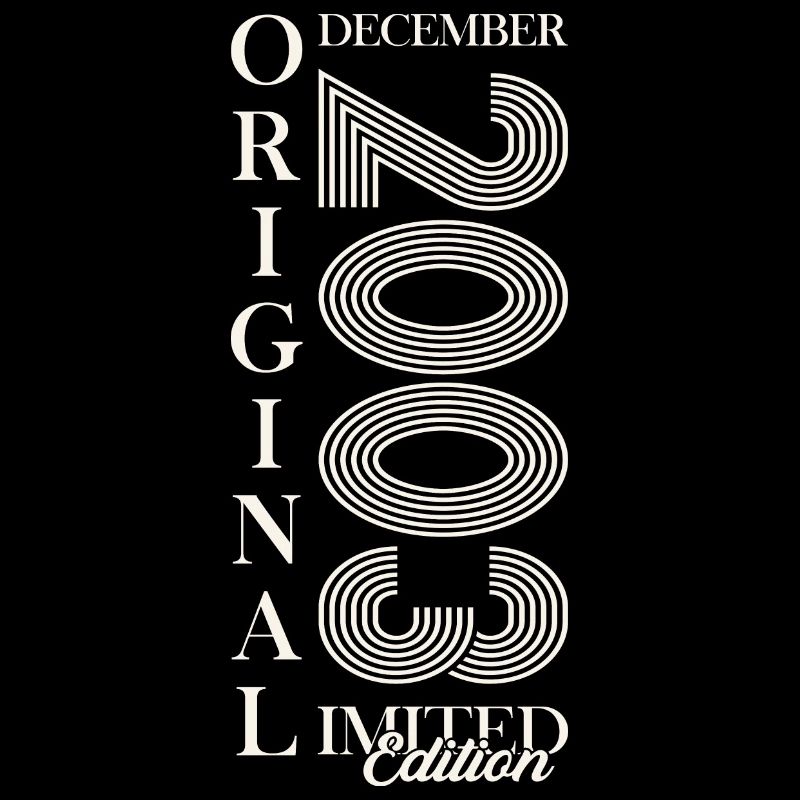 20e anniversaire Original Décembre Millésime 2003
