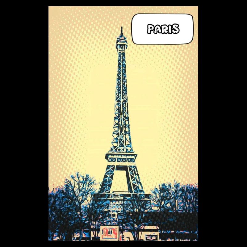 Eiffel Pop Art Paris