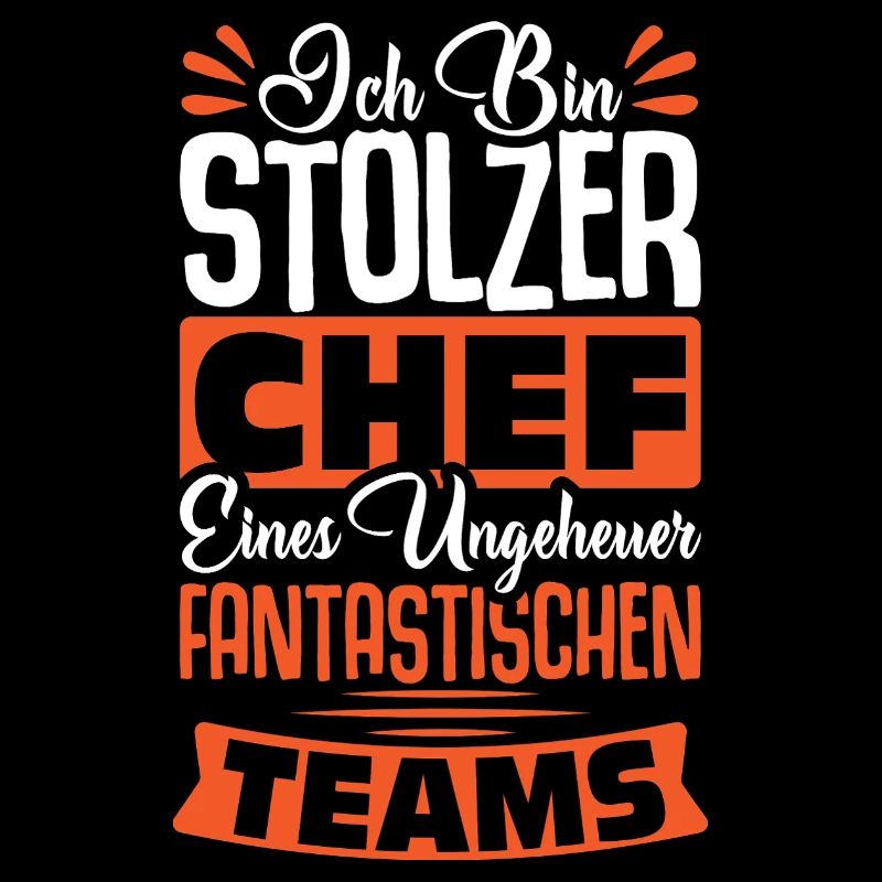 Stolzer Chef Chef Mann Abteilungsleiter Teamchef