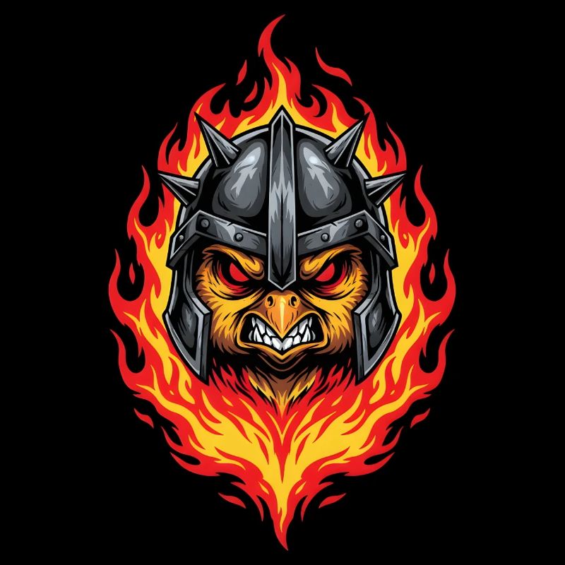 Fête de Pâques Heavy Metal Rocker Easter Egg Easter Bunny