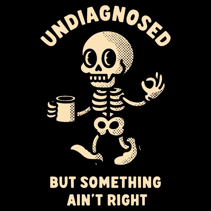 Undiagnosed Skeleton Mug Tee