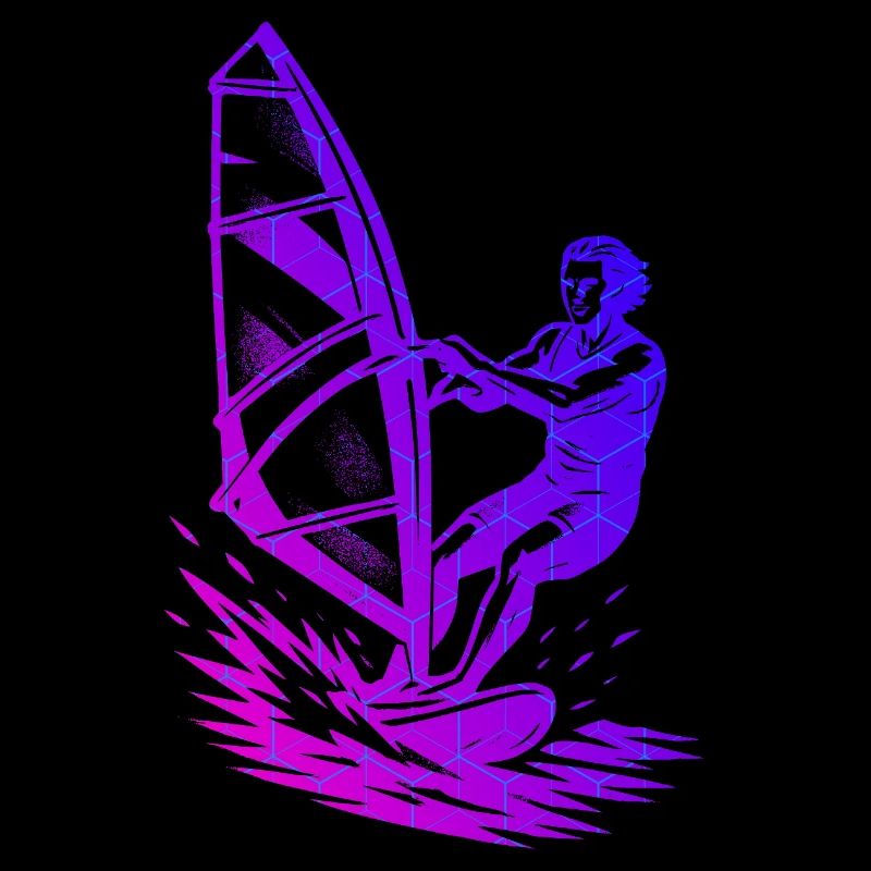 Clean Windsurfing Artwork for Windsurf