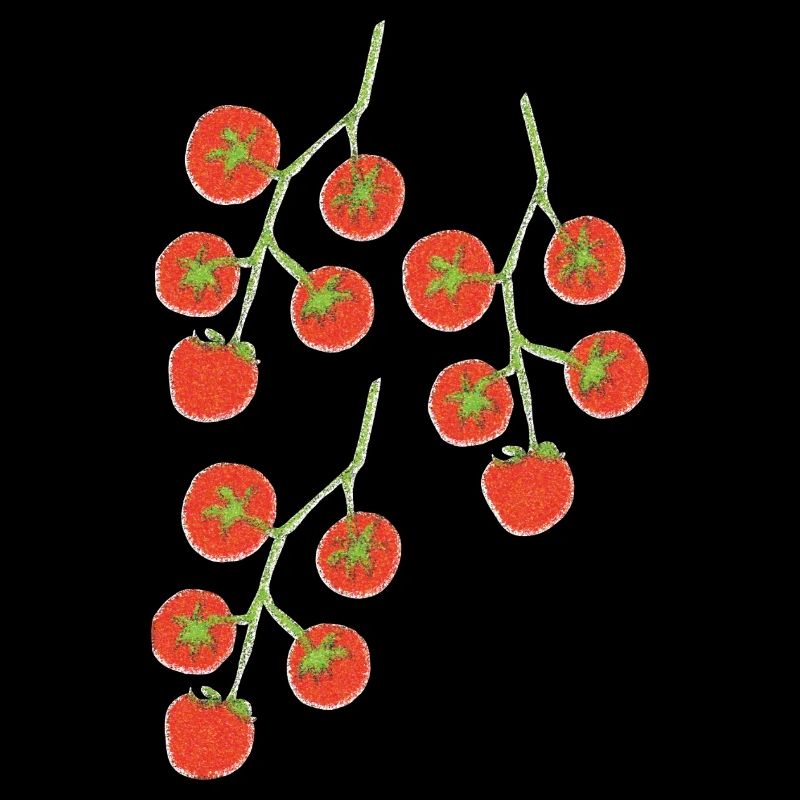 Impressionnisme du Buisson de tomate