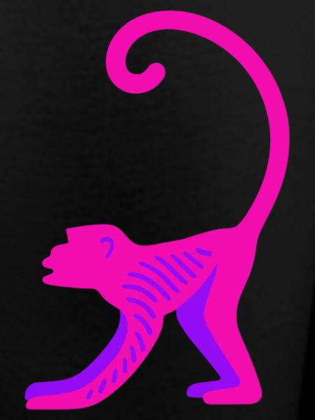 Neon Pink Monkey